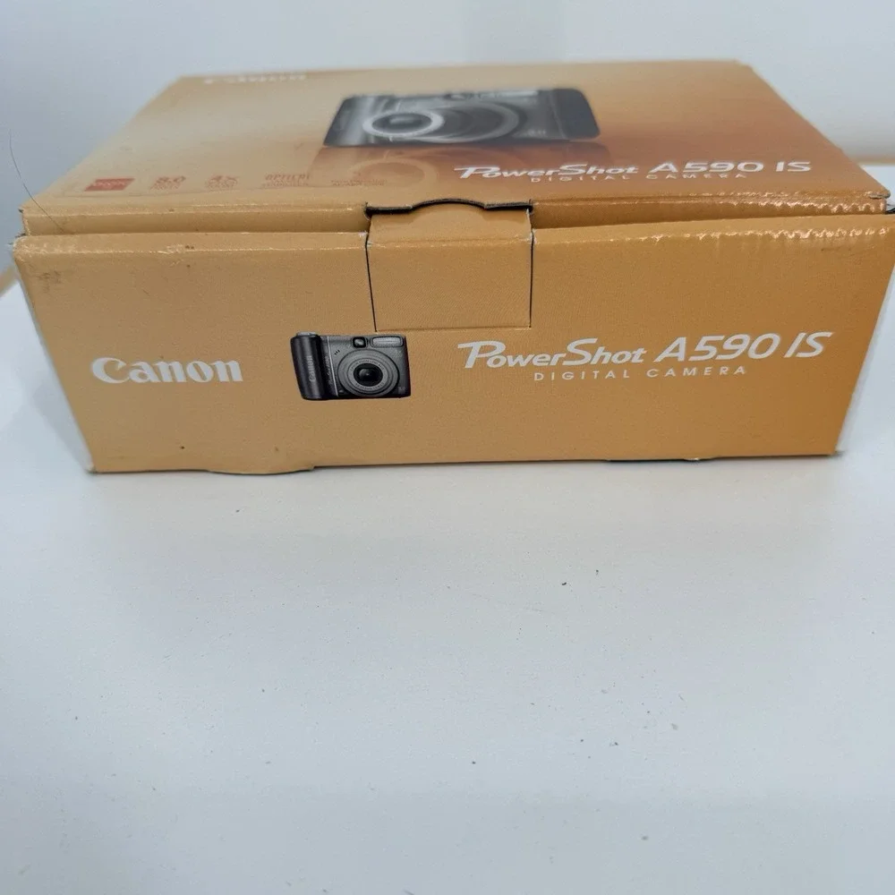 CANON POWERSHOT A590 IS Box, Manuals, and Cable Only‎ -NO CAMERA